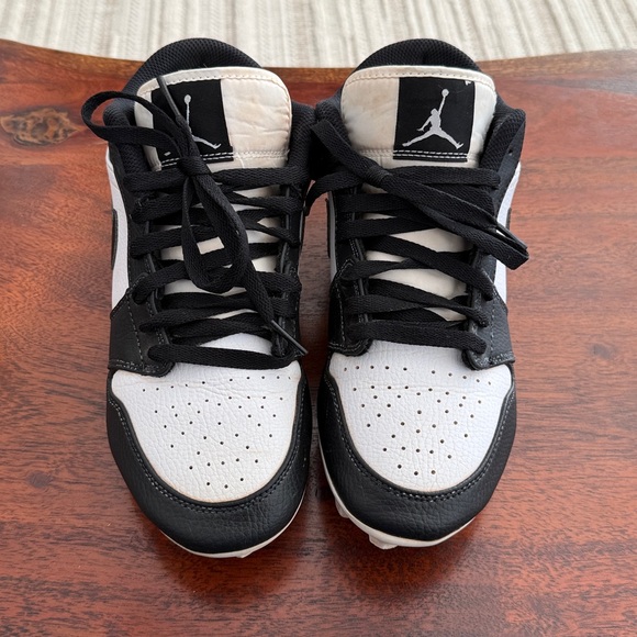 Nike Jordan 1 Vapor Edge Black and White Cleats - Picture 3 of 5